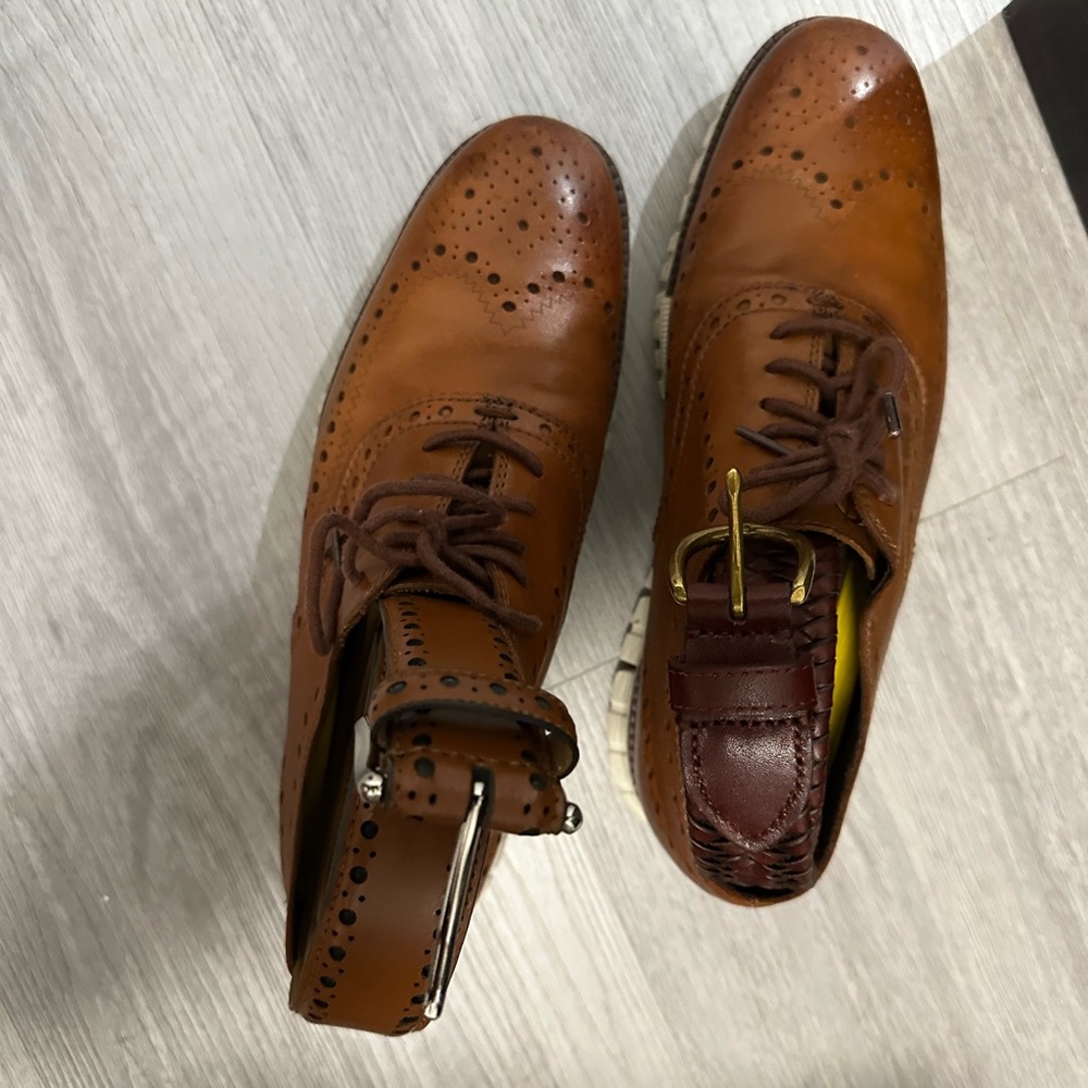 Cole hann zero grand with matching belt